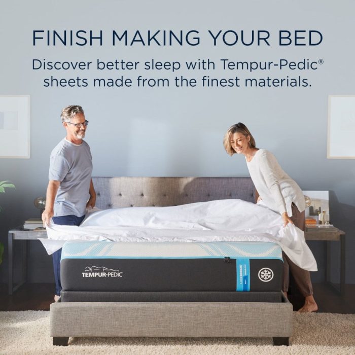 Linens - Tempur-Pedic ProPerformance Sheet Set - White - Image 6