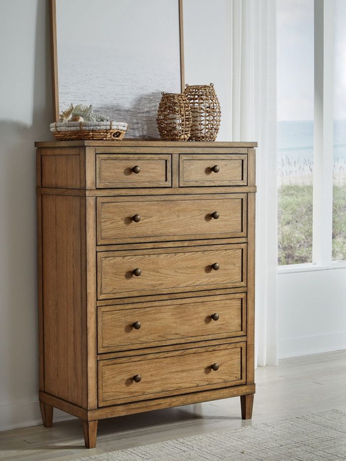 Sharlance - Brown - Six Drawer Chest - Image 3