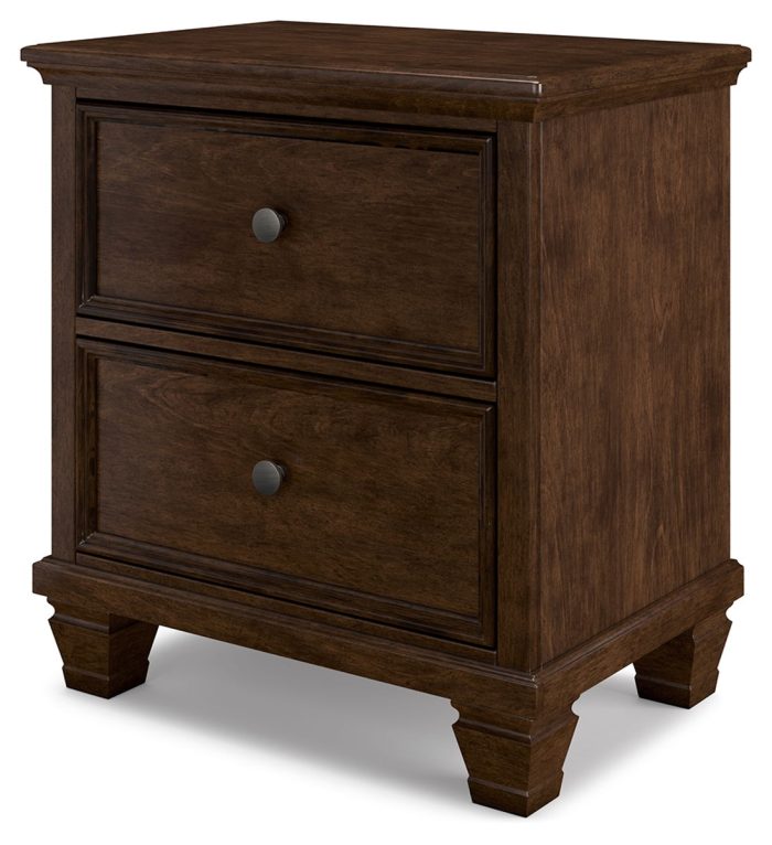 Danabrin - Brown - Two Drawer Nightstand - Image 2