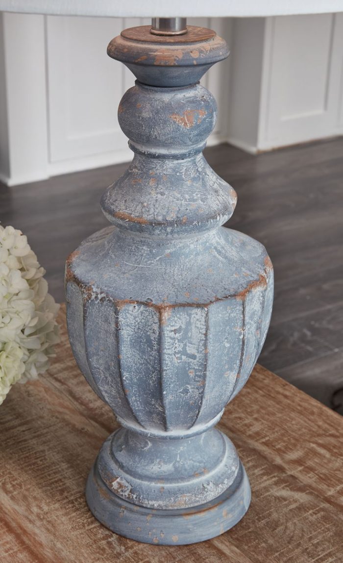 Cylerick - Antique Blue - Terracotta Table Lamp - Image 2