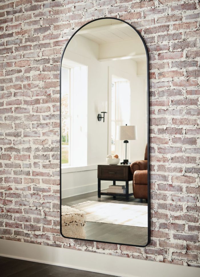 Sethall - Black - Floor Mirror - Image 2