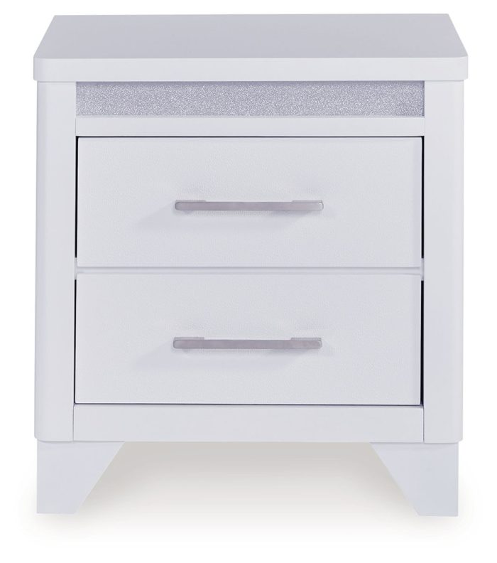 Jarlee - White - Two Drawer Night Stand - Image 2