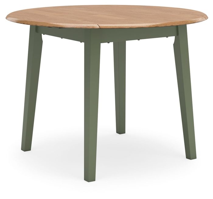 Gesthaven - Round Dining Room Drop Leaf Table Set - Image 8