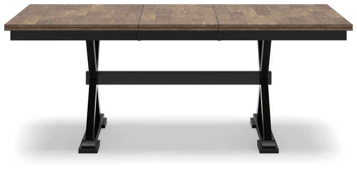 Wildenauer - Brown / Black - Rectangular Dining Extension Table - Image 4