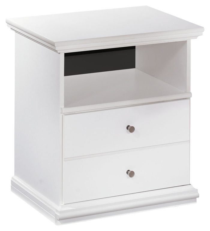 Bostwick Shoals - White - One Drawer Night Stand