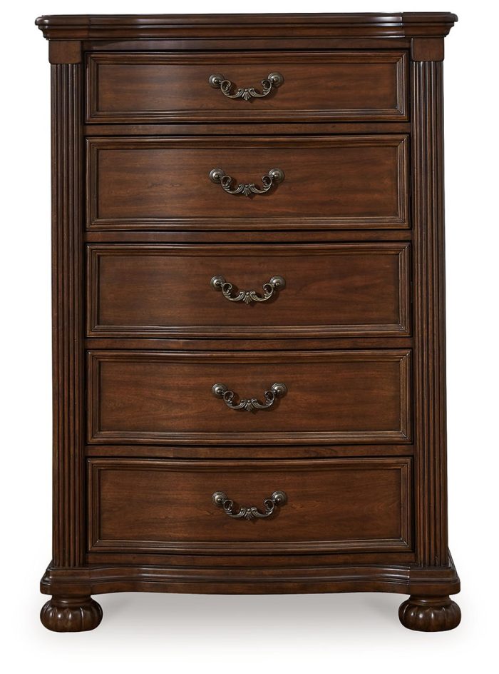Lavinton - Brown - Five Drawer Chest - Image 2
