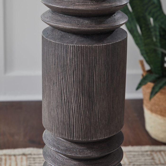Fainwell - Distressed Black - Poly Floor Lamp - Image 3