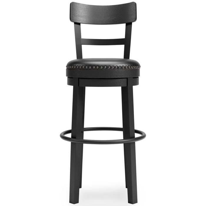 Valebeck - Tall Upholstered Swivel Barstool - Image 10