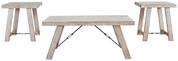 Carynhurst - Whitewash - Occasional Table Set (Set of 3) - Image 2