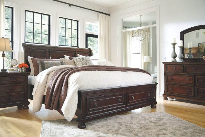 Porter - Sleigh Bed With 2 Storage Drawers - Image 3
