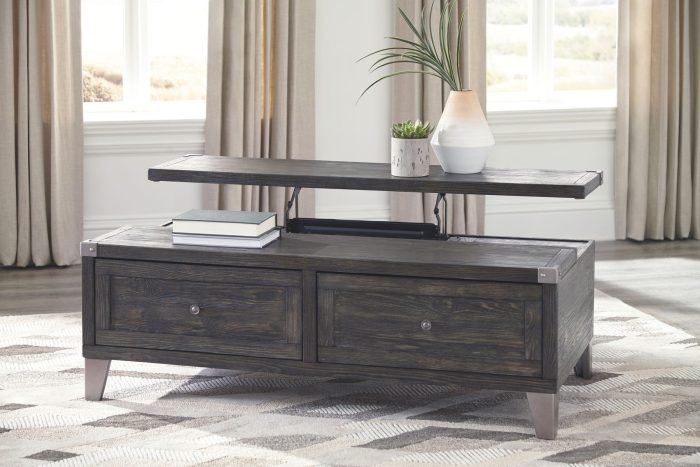 Todoe - Dark Gray - Lift Top Cocktail Table - Image 2