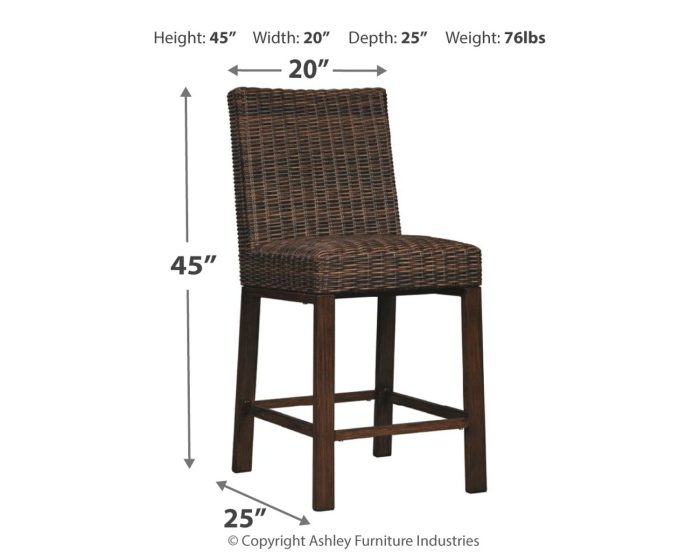 Paradise Trail - Medium Brown - Barstool (Set of 2) - Image 4