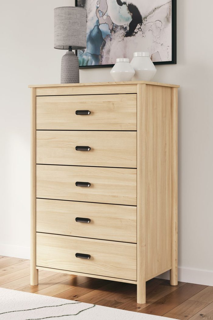 Cabinella - Tan - Five Drawer Chest - Image 2