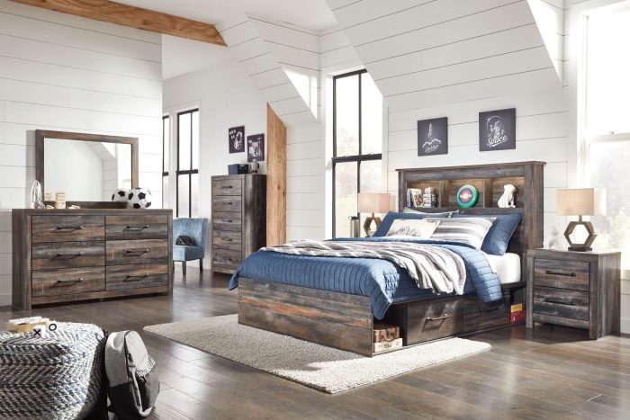 Drystan - Panel Bookcase Bed - Image 6