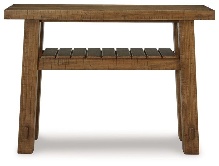 Mackifeld - Warm Brown - Sofa Table - Image 2