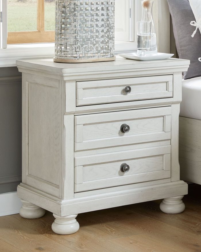 Robbinsdale - Antique White - Two Drawer Night Stand - Image 3