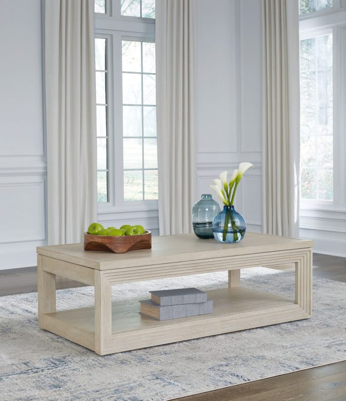 Marxhart - Bisque - Lift Top Cocktail Table - Image 2