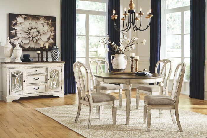 Realyn - Chipped White - Oval Dining Room Extension Table - Image 2