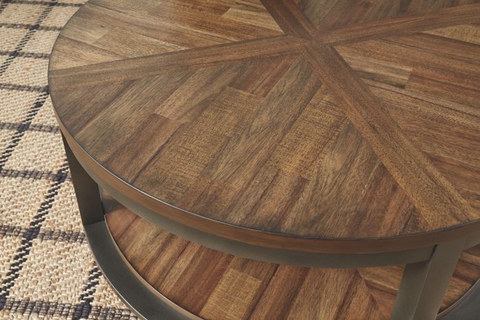 Roybeck - Light Brown / Bronze - Occasional Table Set (Set of 3) - Image 2