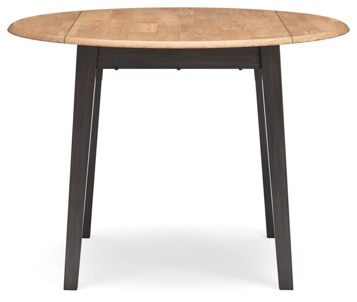 Gesthaven - Round Dining Room Drop Leaf Table Set - Image 13