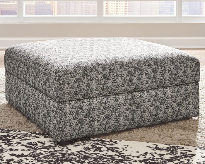 Kellway - Bisque - Ottoman With Storage - Image 2