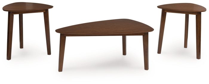 Lyncott - Brown - Occasional Wood Table Set (Set of 3)