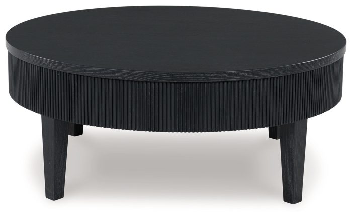 Marstream - Black - Round Cocktail Table - Image 2