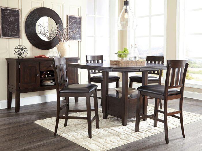 Haddigan - Dining Table With Bar Stools - Image 4