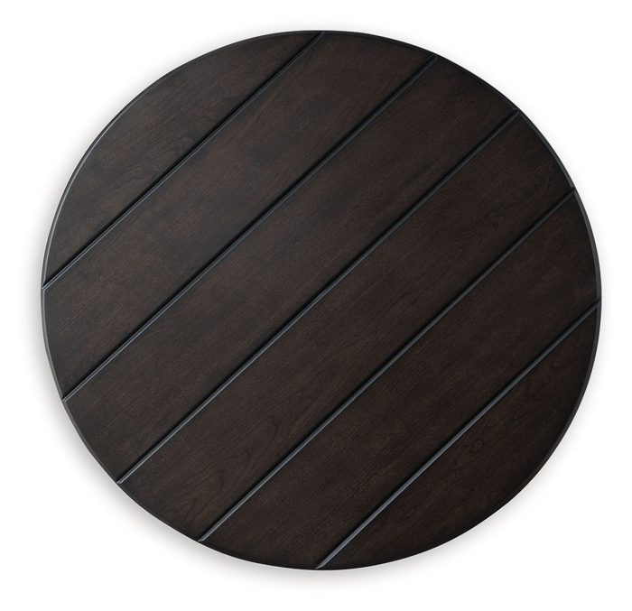 Celamar - Dark Brown - Round End Table - Image 4