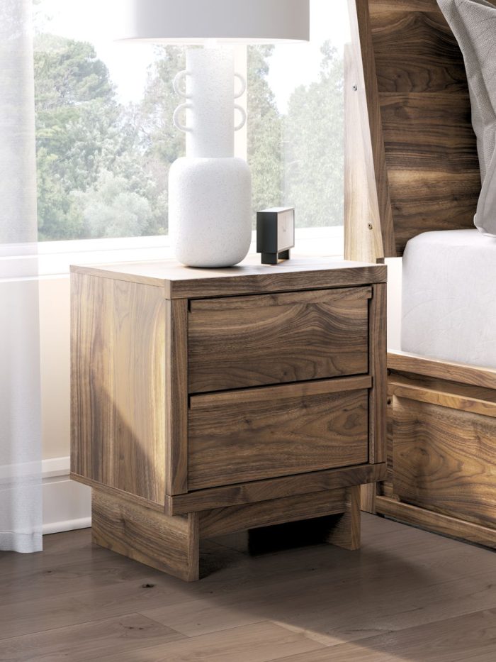 Chirason - Brown - Two Drawer Night Stand - Image 4
