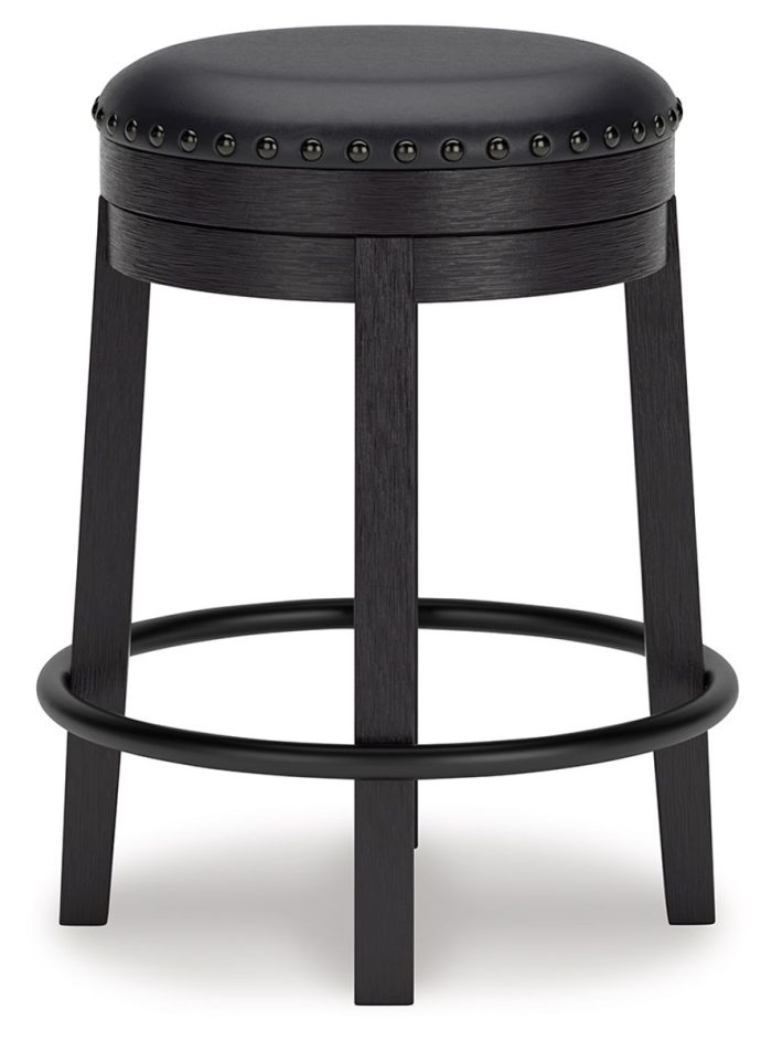 Valebeck - Upholstered Swivel Stool - Image 2