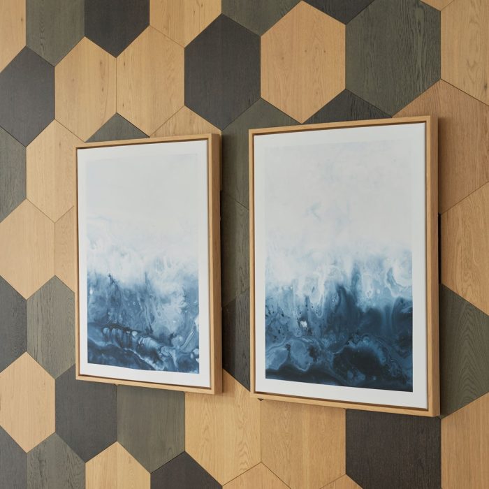 Holport - Blue / White - Wall Art Set (Set of 2) - Image 3