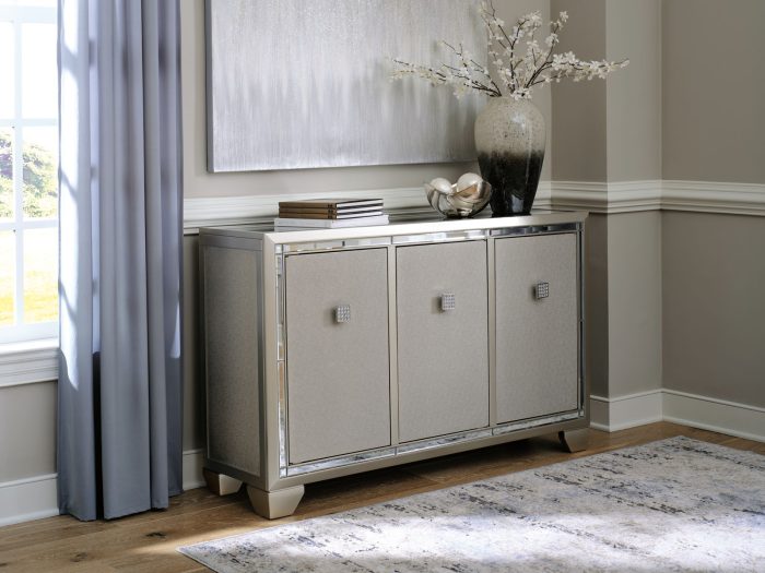 Chaseton - Champagne - Accent Cabinet - Image 2
