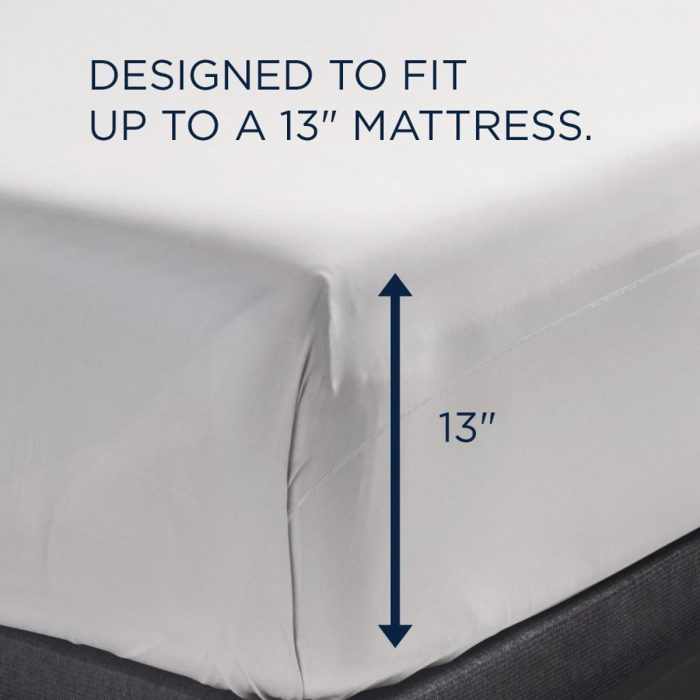 Linens - Tempur-Pedic ProPerformance Sheet Set - White - Image 2