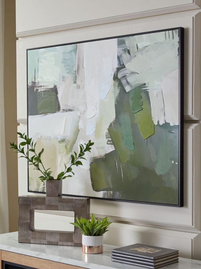Vinick - Green / Gray / White - Wall Art - Image 2