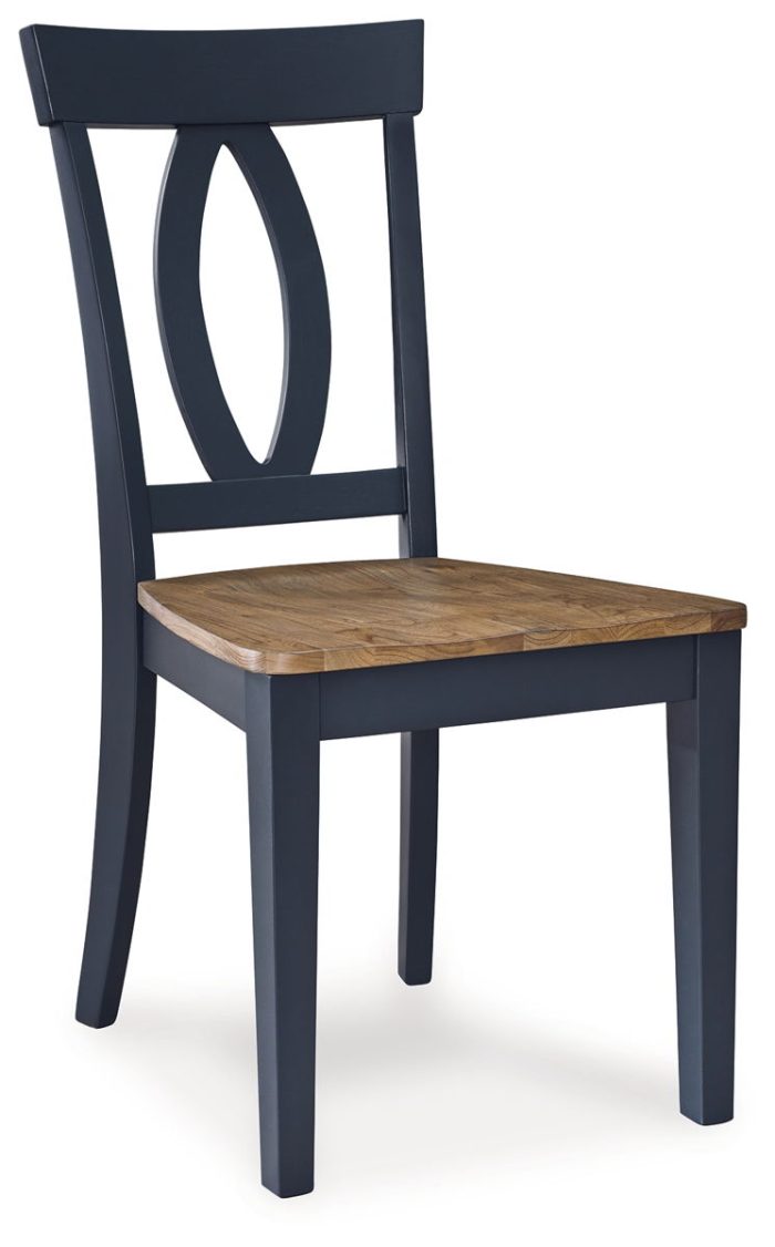 Landocken - Brown / Blue - Dining Room Side Chair (Set of 2) - Image 4