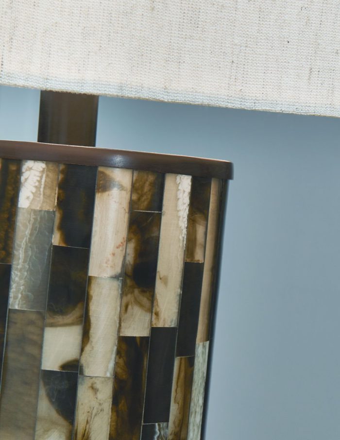 Ellford - Black / Brown / Cream - Poly Table Lamp - Image 3