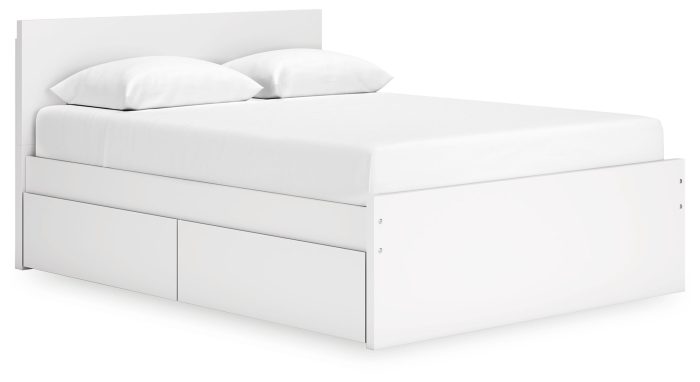 Onita - Panel Platform Bed With Storage