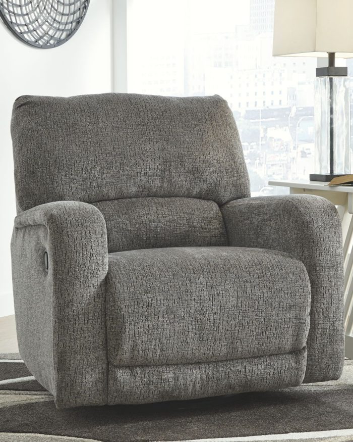 Wittlich - Slate - Swivel Glider Recliner - Image 3