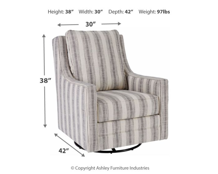 Kambria - Swivel Glider Accent Chair - Image 4