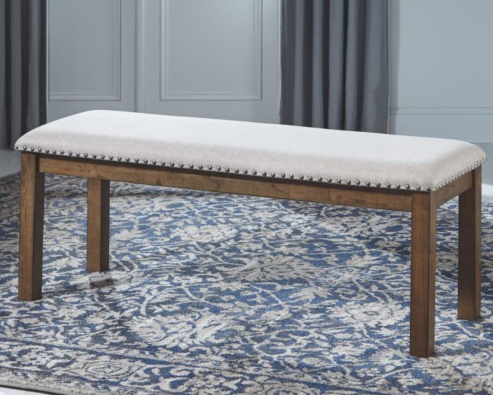 Moriville - Beige - Upholstered Bench - Image 4
