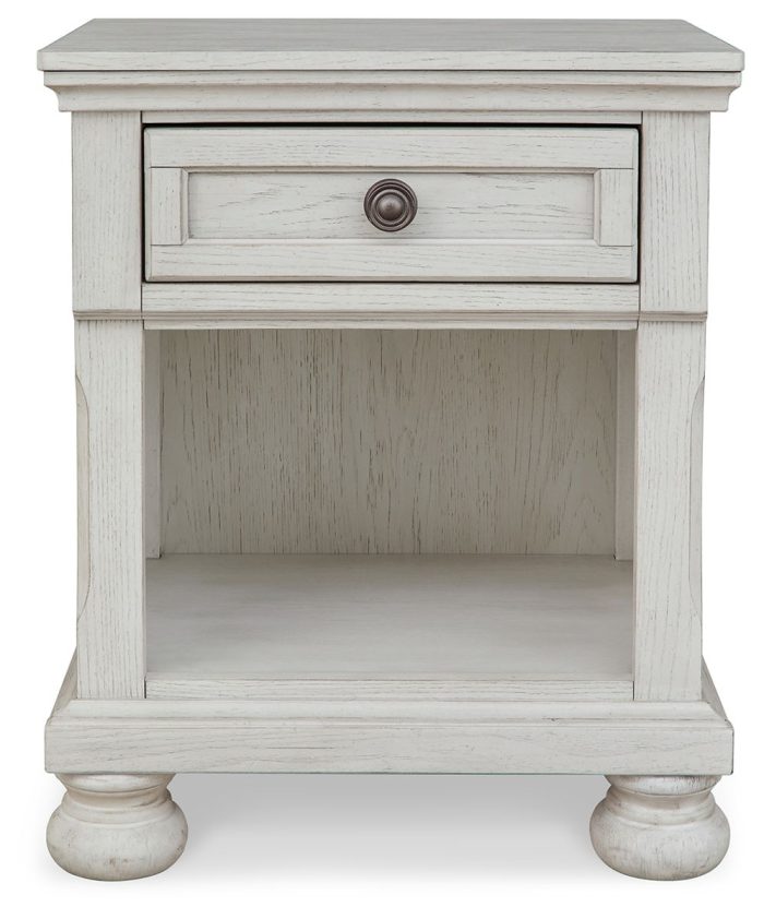 Robbinsdale - Antique White - One Drawer Night Stand - Image 2