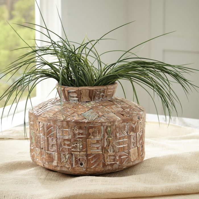 Meltland - Natural / Black - Vase - Square - Image 4