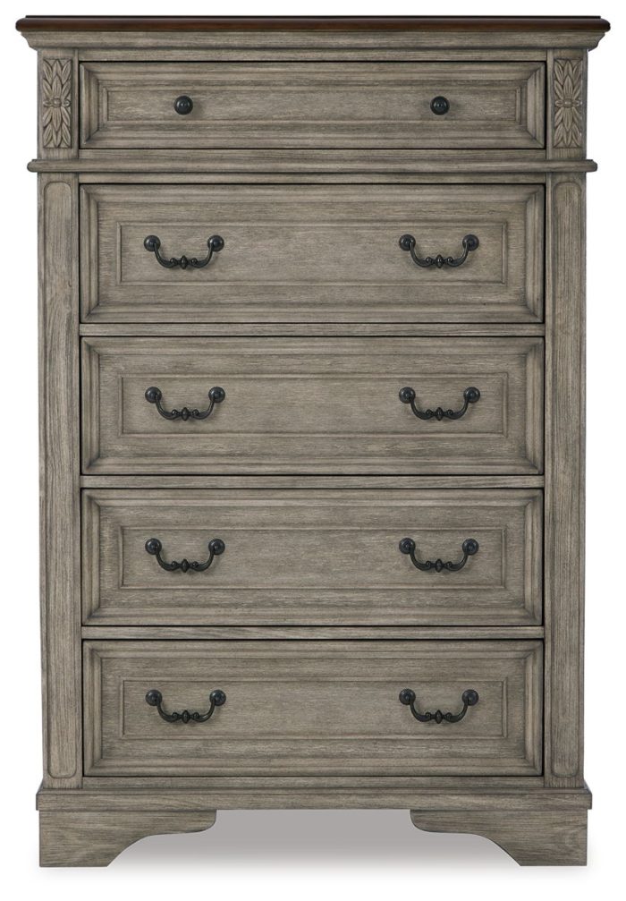 Lodenbay - Antique Gray - Five Drawer Chest - Image 4