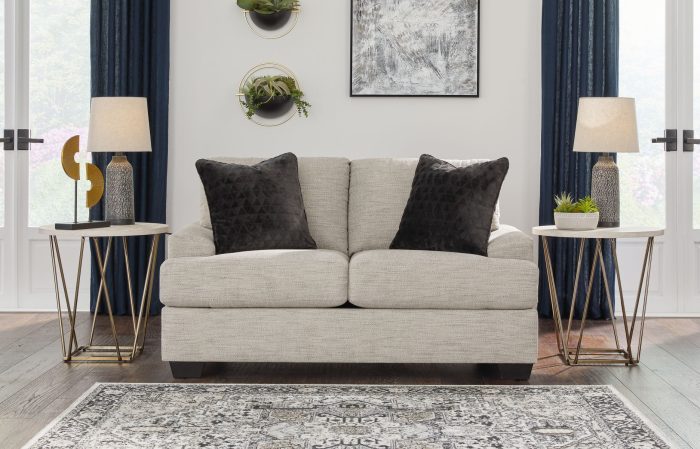 Vayda - Pebble - Loveseat - Image 3