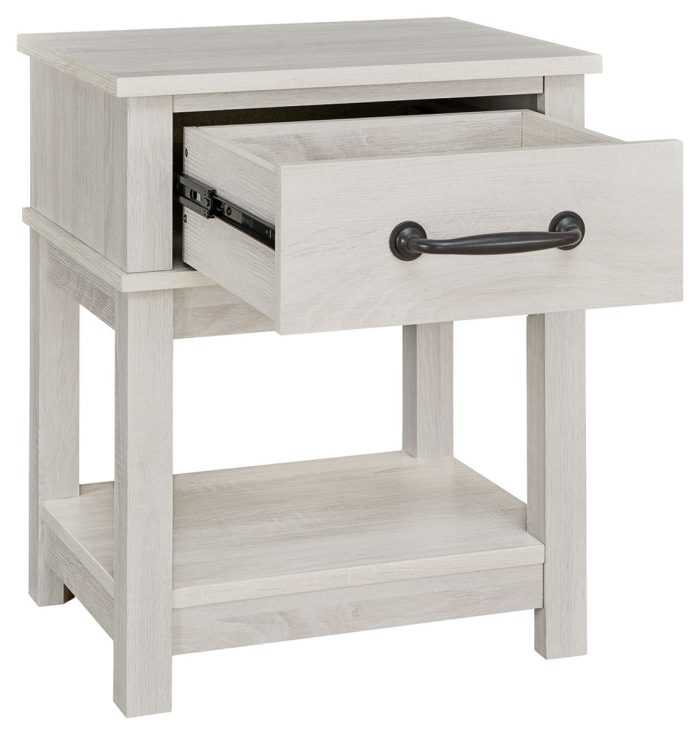 Dorrinson - White - One Drawer Night Stand - Image 2