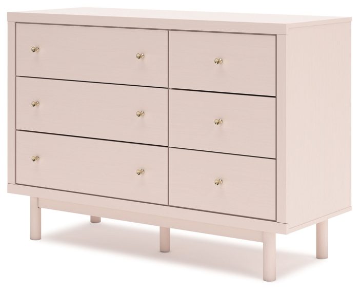 Wistenpine - Blush - Six Drawer Dresser - Image 3