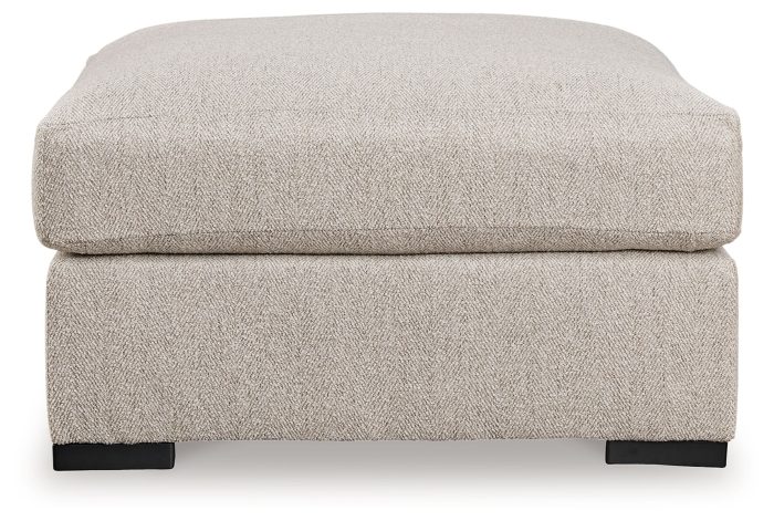 Ballyton - Sand - Oversized Accent Ottoman - Image 2