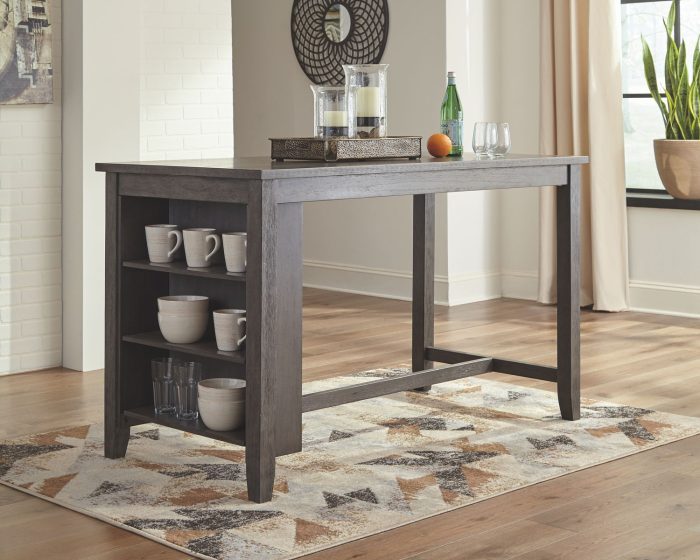 Caitbrook - Rectangular Counter Table Set - Image 4