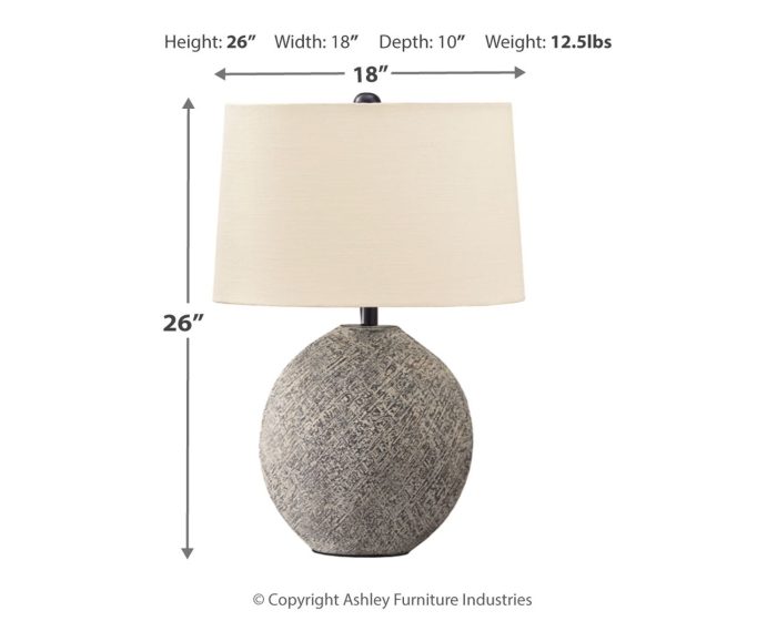 Harif - Beige - Paper Table Lamp - Image 3